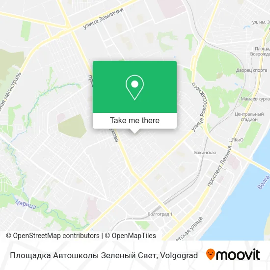 Площадка Автошколы Зеленый Свет map