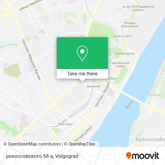 рокоссовского 58 а map