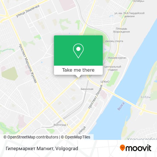 Гипермаркет Магнит map