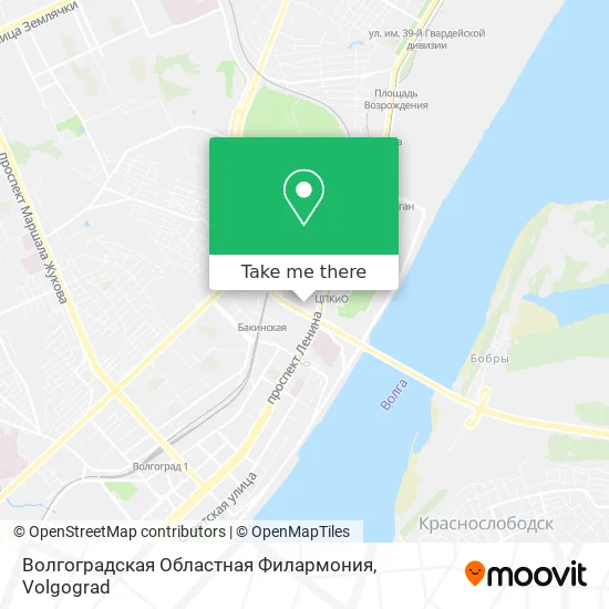 Волгоградская Областная Филармония map