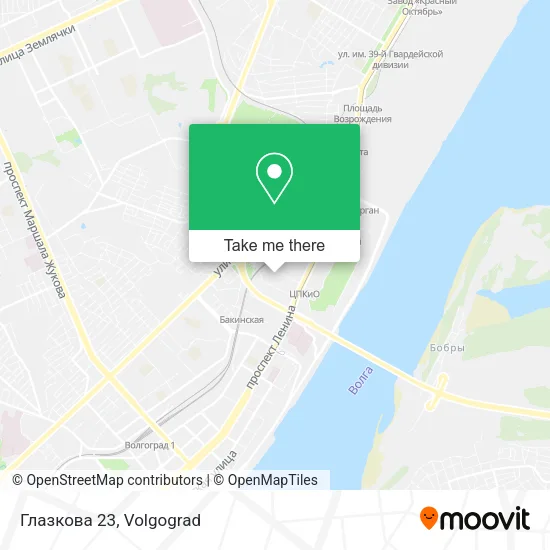 Глазкова 23 map