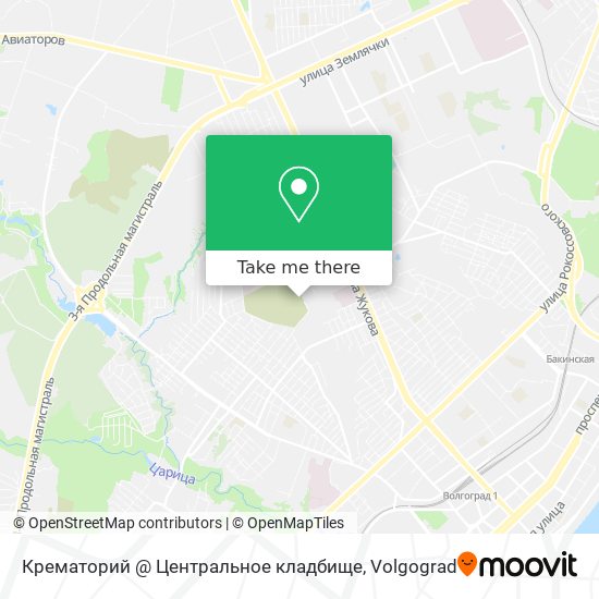 Крематорий @ Центральное кладбище map