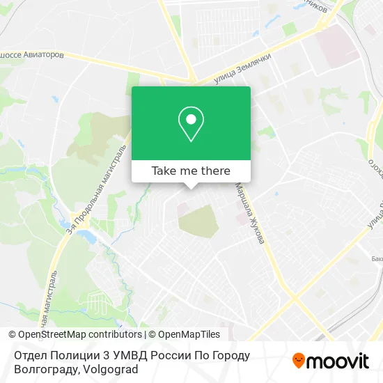 Отдел Полиции 3 УМВД России По Городу Волгограду map