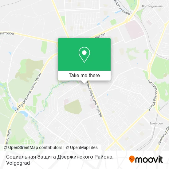 Социальная Защита Дзержинского Района map