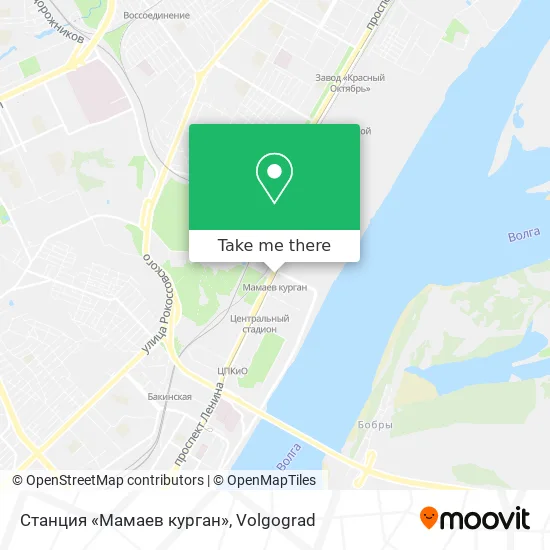 Станция «Мамаев курган» map