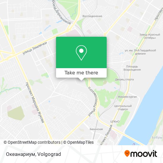 Океанариум map