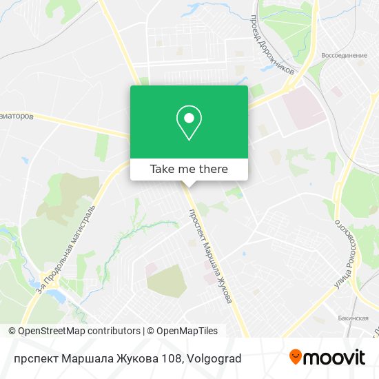 прспект Маршала Жукова 108 map