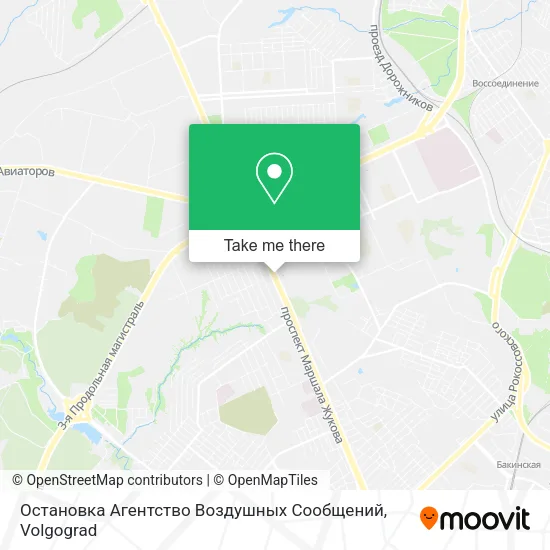 Остановка Агентство Воздушных Сообщений map