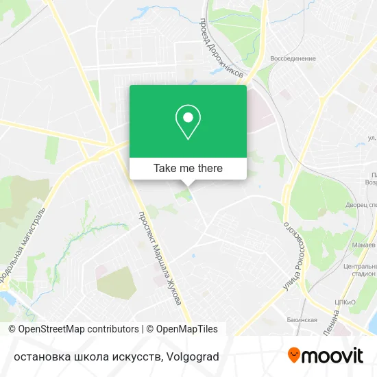 остановка школа искусств map