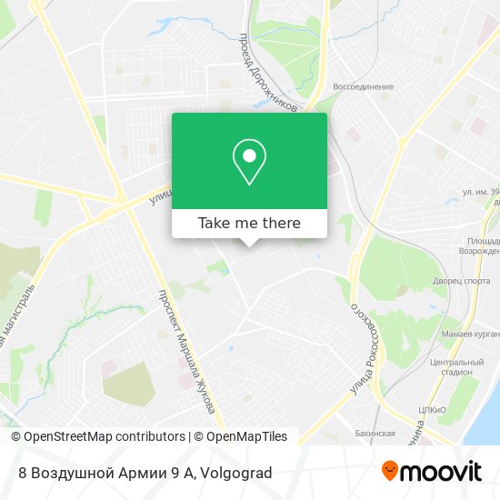 8 Воздушной Армии 9 А map