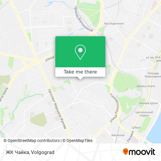 ЖК Чайка map