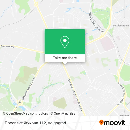Проспект Жукова 112 map