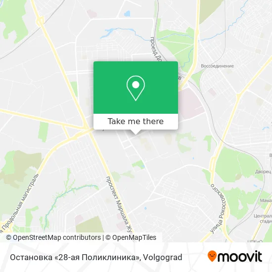 Остановка «28-ая Поликлиника» map