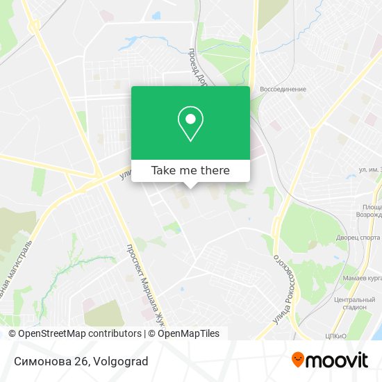 Симонова 26 map