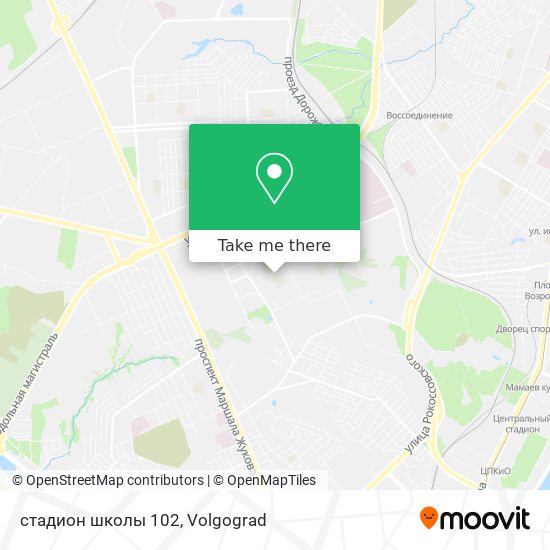 стадион школы 102 map