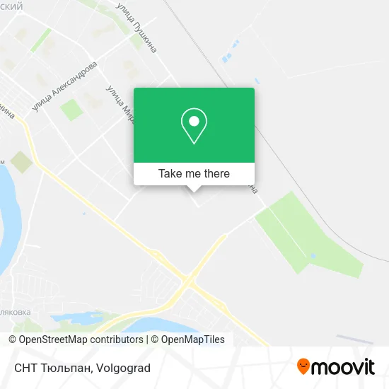 СНТ Тюльпан map