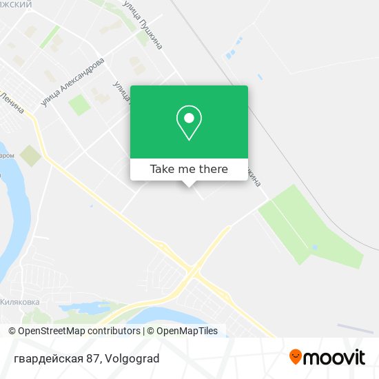 гвардейская 87 map