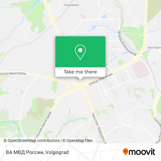ВА МВД России map