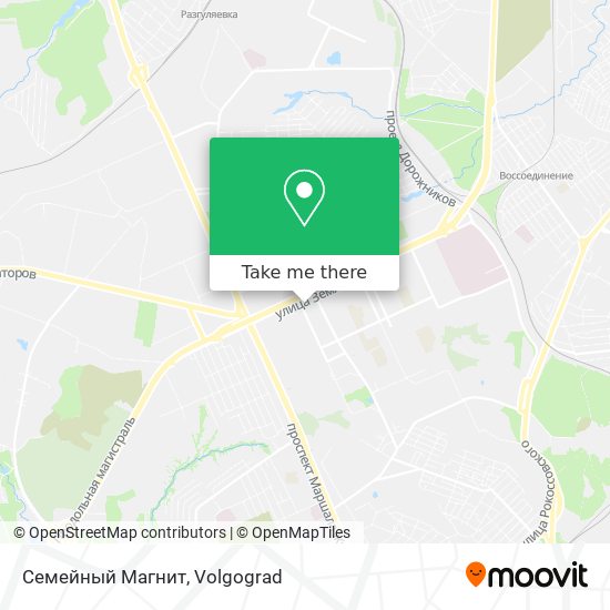 Семейный Магнит map