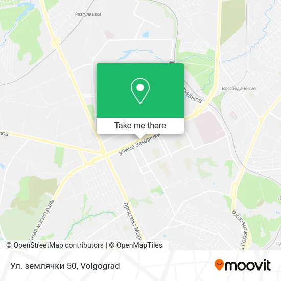 Ул. землячки 50 map