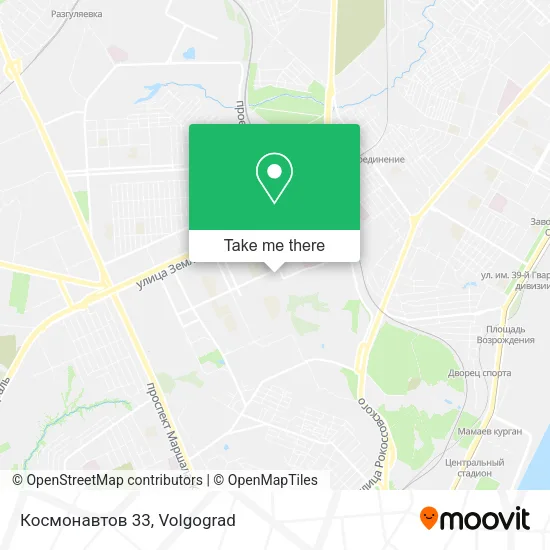 Космонавтов 33 map