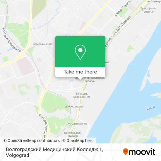 Волгоградский Медицинский Колледж 1 map