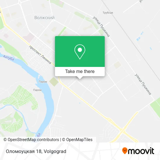Оломоуцкая 18 map