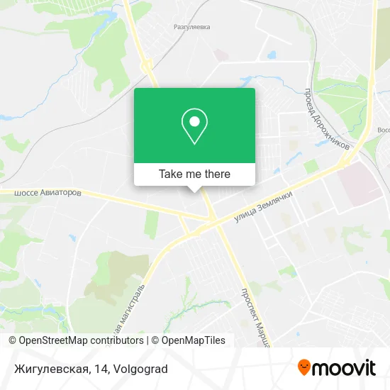 Жигулевская, 14 map