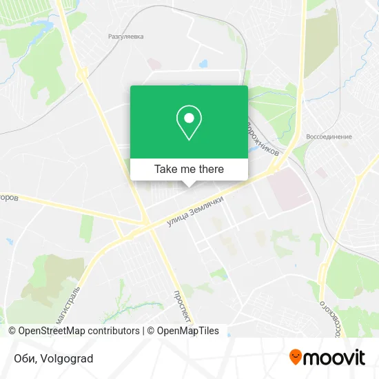 Оби map