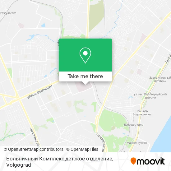 Больничный Комплекс,детское отделение map