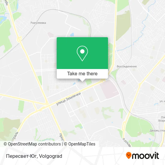 Пересвет-Юг map