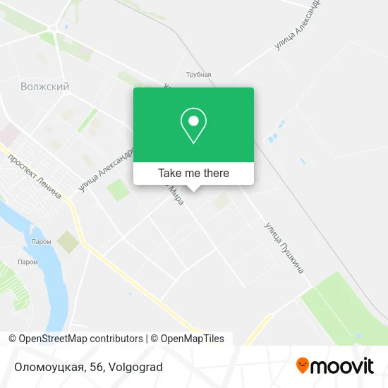 Оломоуцкая, 56 map