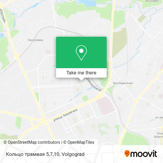 Кольцо трамвая 5,7,10 map