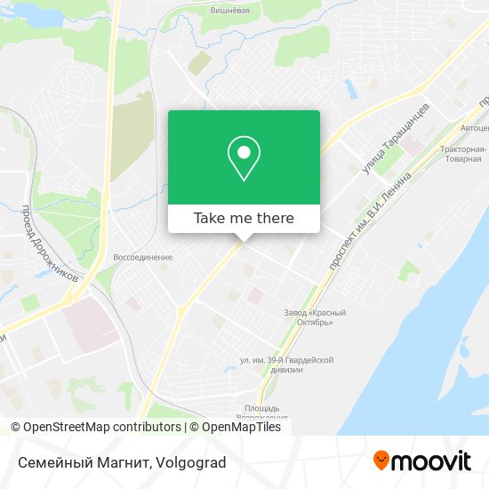 Семейный Магнит map