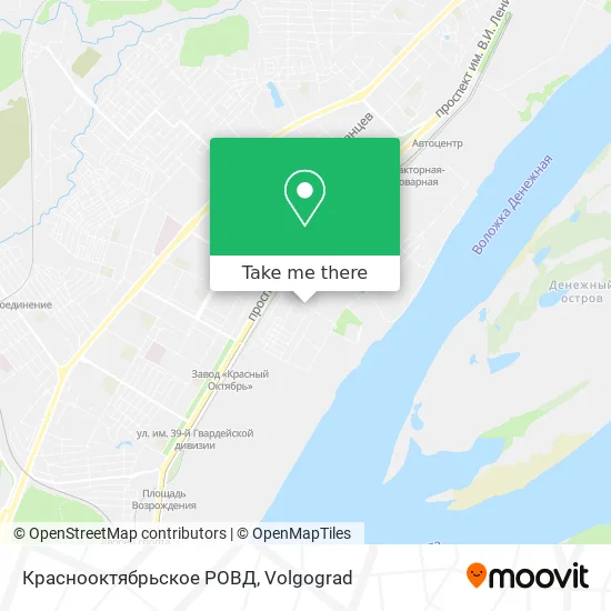 Краснооктябрьское РОВД map