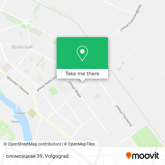 оломоуцкая 39 map