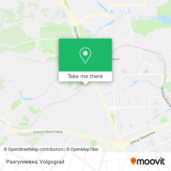 Разгуляевка map