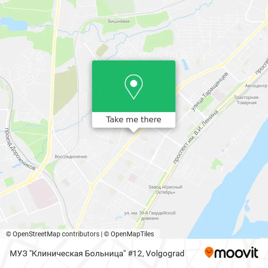 МУЗ "Клиническая Больница" #12 map