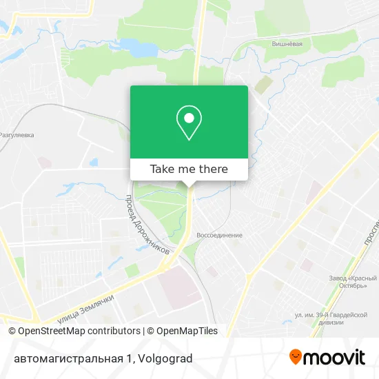 автомагистральная 1 map