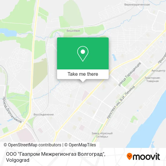 ООО "Газпром Межрегионгаз Волгоград" map