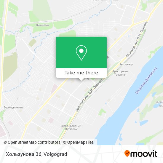 Хользунова 36 map