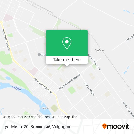 ул. Мира, 20. Волжский map