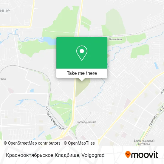 Краснооктябрьское Кладбище map