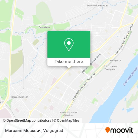 Магазин Москвич map