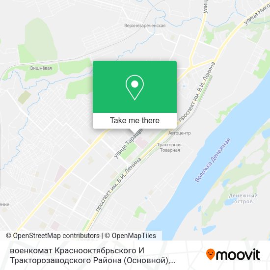 военкомат Краснооктябрьского И Тракторозаводского Района (Основной) map