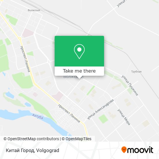 Китай Город map