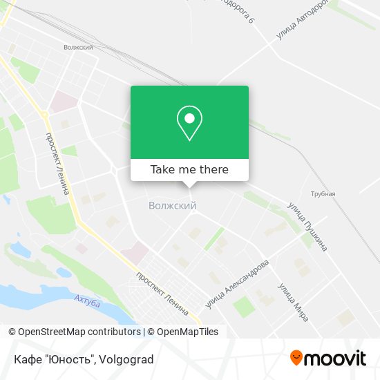 Кафе "Юность" map