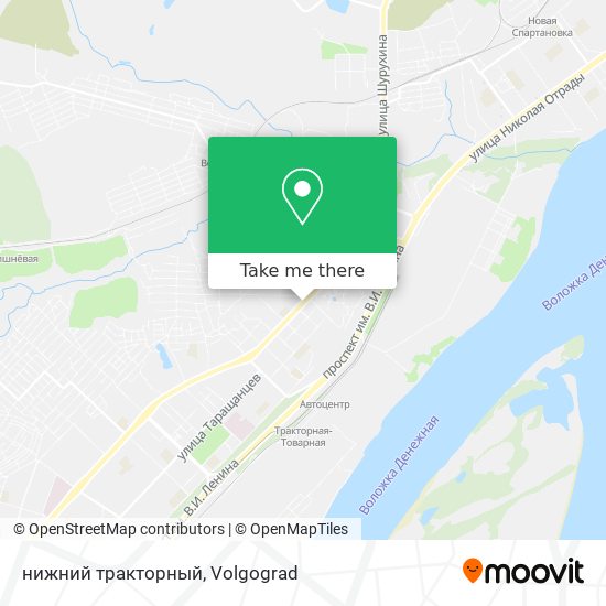 нижний тракторный map