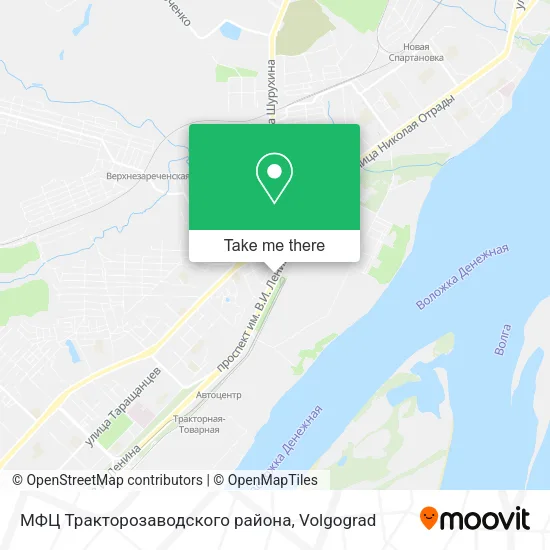 МФЦ Тракторозаводского района map