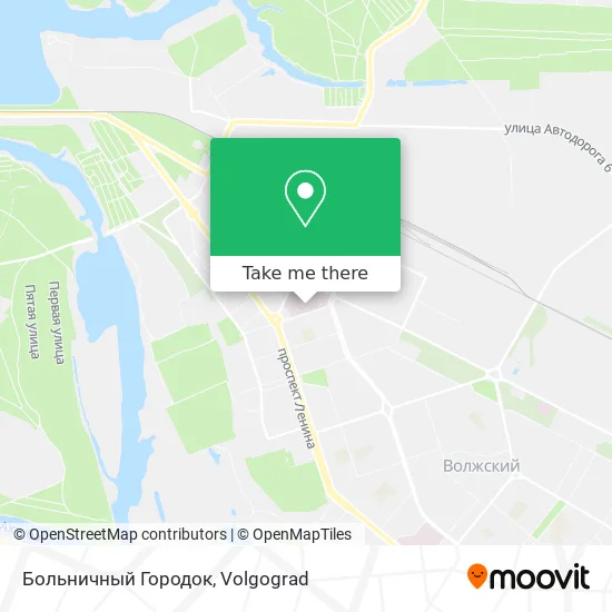 Больничный Городок map